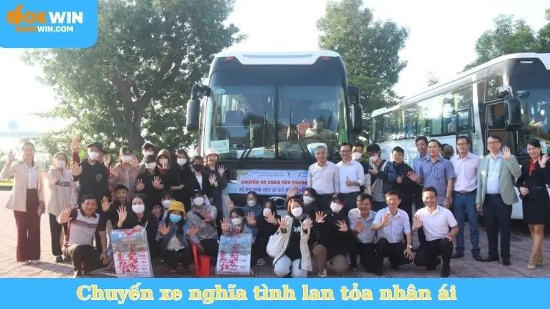 Chuyến xe nghĩa tình lan tỏa nhân ái